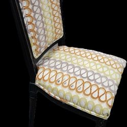 Designer Safavieh Dining Chairs (Set of 4) + Glass Table – Modern Luxe Set