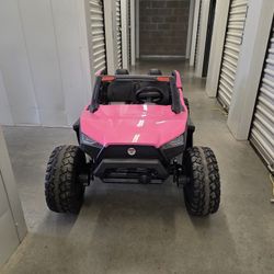 Pink 2-Seater Kids Electric Ride-On UTV – Excellent Condition