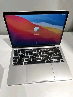 Apple macbook pro 13 2020 Silver 256gb 8gb m1 18 Cycle Count 100%