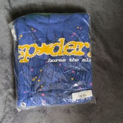 Blue And Yellow Spider Hoodie