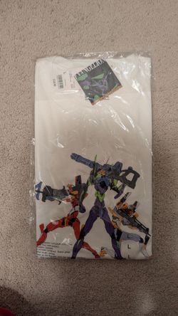 Uniqlo UT X Evangelion White T-shirt Size L
