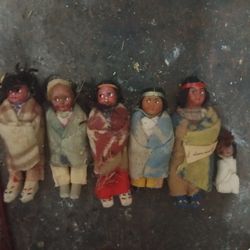 1940s Nativa American Dolls