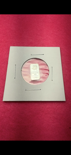 Silver Maple Leaf 1 Gram pure Fractional Silver