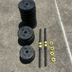 Adjustable Dumbbell And Barbell Sets