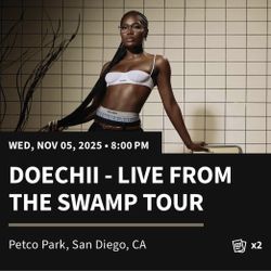 Doechii Tickets (2) - San Diego