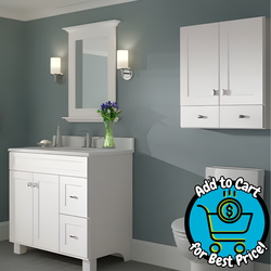 Diamond NOW Palencia 25" x 34" Framed Rectangle Bathroom Vanity Mirror