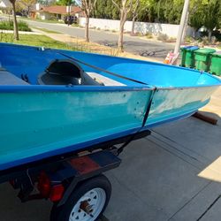 Aluminum Boat  Sea Nymph 13.7 And Trailer!