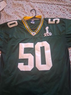 Green Bay Packers #50 Super Bowl XLV Jersey