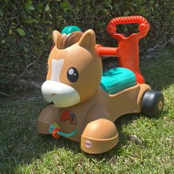 Fisher-Price Walk, Bounce & Ride Pony – Excellent Condition 🐴