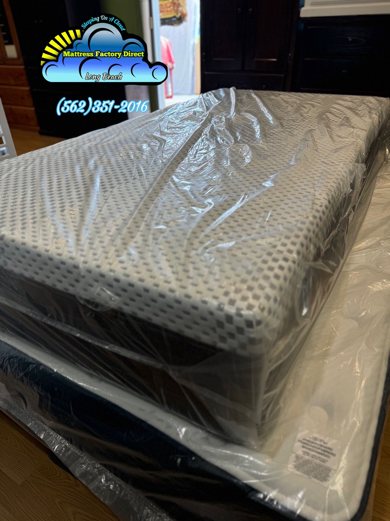 Queen Extra Firm Mattress And Box Spring Bed Set Cama Nueva