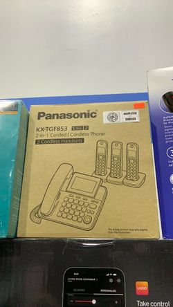 Panasonic KX-TGF853 2-in-1 Corded/Cordless Phone $80