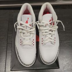 Size 11 Nike Air Jordan White Cement 3