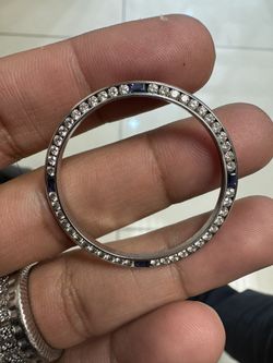 36mm Stainless Steel Sapphire Diamond Bezel 36mm