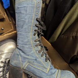 Vintage MEN'S 10.5 Platform Disco Boots 