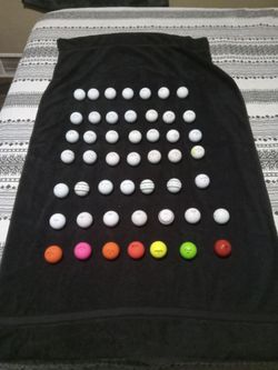 7 colored  balls 7 vice 7 Taylormade  21 Callaway  7 Titleist  all. For 19.00