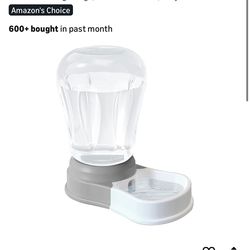 STALTWO 1.6 Gallon Automatic Dog Water Dispenser - Large Capacity Gravity Pet Water Bowl