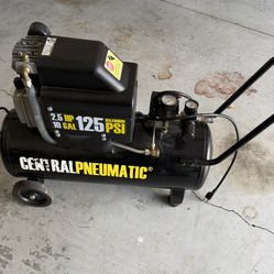 Compressor Central Pneumatic 125psi 