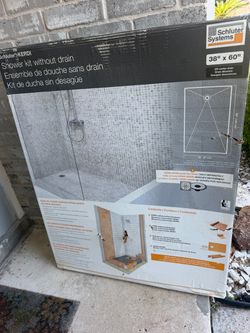 🔥Schluter KERDI 38” x 60” Shower Kit  - NEW 🔥