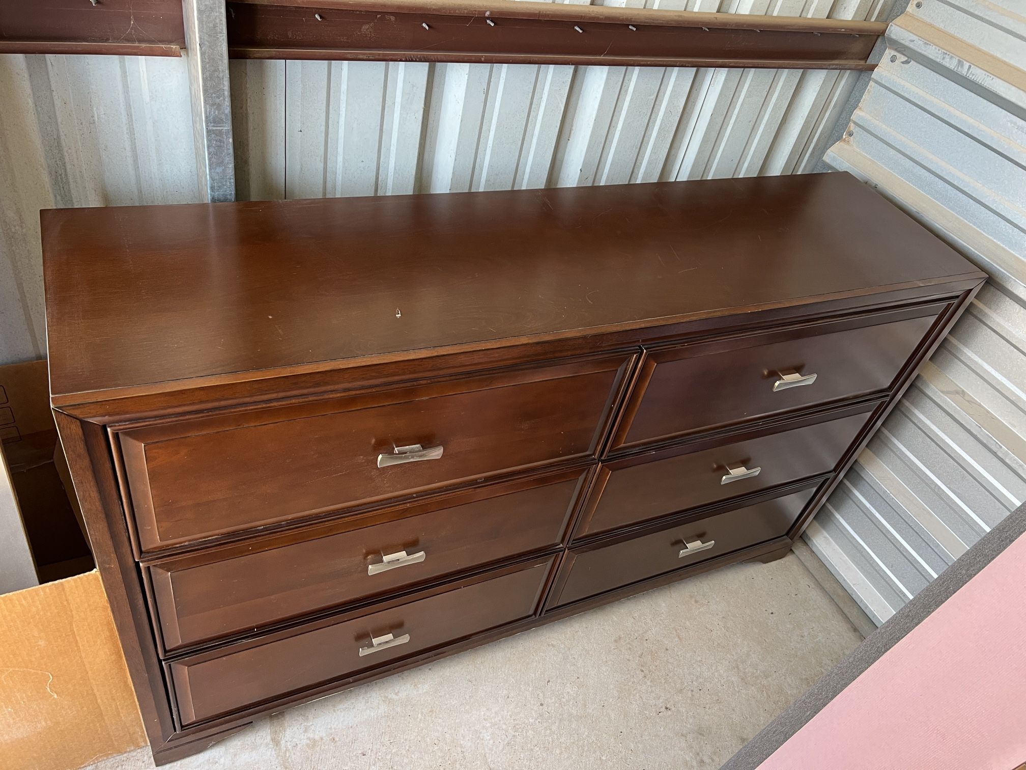 Queen Bed frame and Dresser w/ mirror