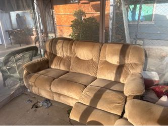 LaZ boy suede couches