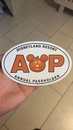 Disneyland Resort Annual Passholder Halloween Magnet