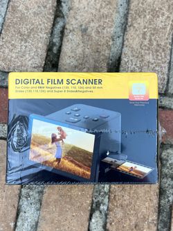 NEW 22MP Digital Film & Slide Scanner – 5” Screen