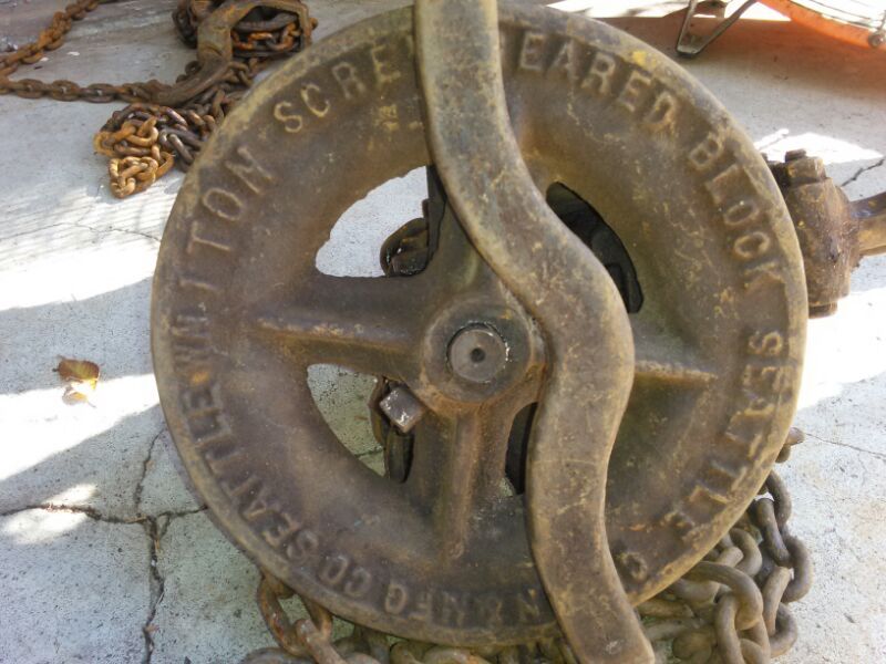 Antique Engine Hoist
