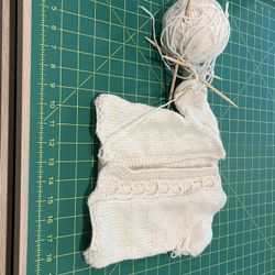 A Baby Sweater I Didn’t Finish