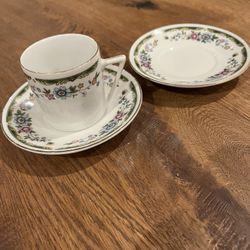 Tea Cup and 2 Saucers