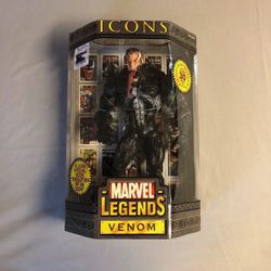 Icons Marvel Legends Venom Collector’s Edition 12” Figure Including Special Edition “Evolutions Of An Icon” Comic Book