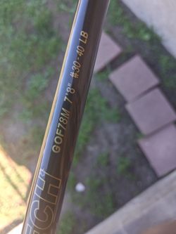 Graftech Offshore Series GOF78M 7'8" #30-40Lb fishing rod. $100 Firm