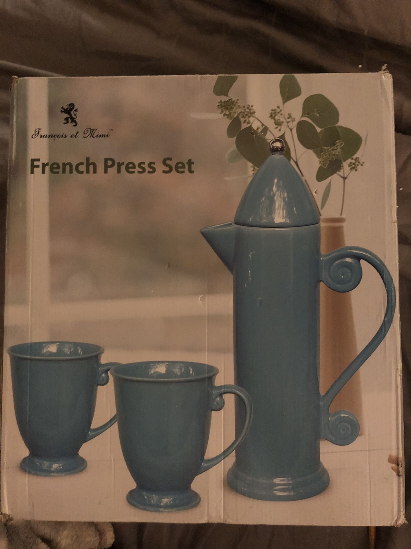 Francois et Mimi French Press Set new in box
