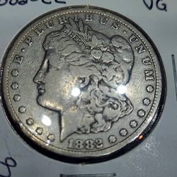 1882 CC Morgan Silver Dollar 