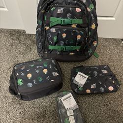 Pottery Barn Kids XL Backpack, Coldpack Lunch Box Ans More