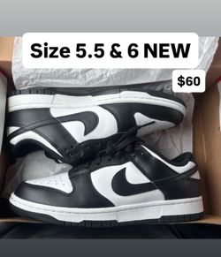 Nike panda dunks size 5.5 & 6