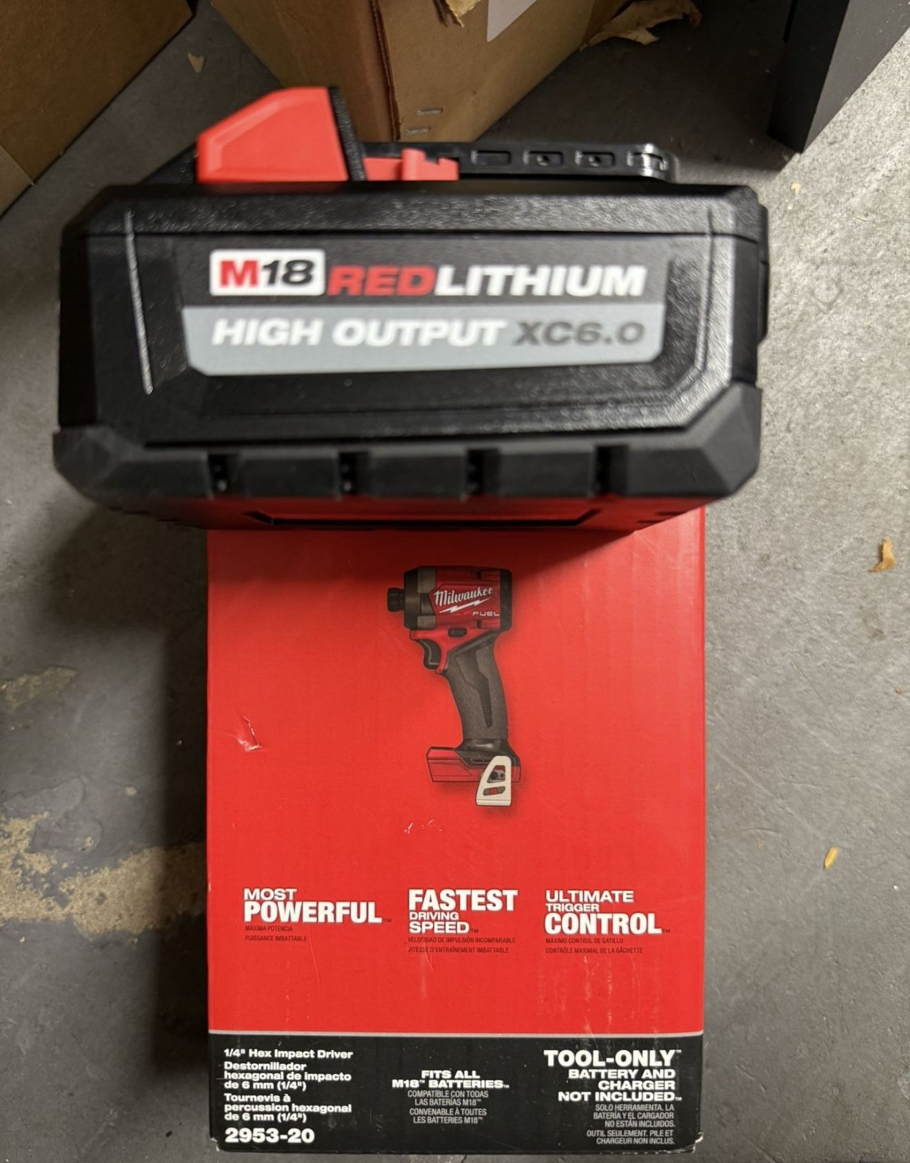 M18 Impact And 6.0 Battery
