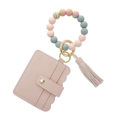 Bangle Keychain With Wallet Card Holder 