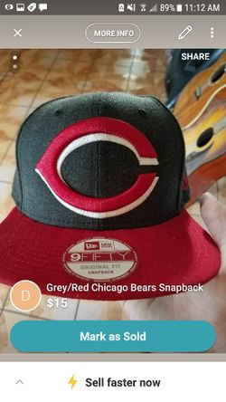 Black/Red Snapback