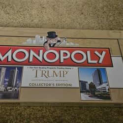 Monopoly TRUMP Entertainment Resorts COLLECTOR'S EDITION with Store Bag Brand New & Sealed!