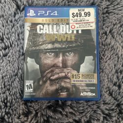 Call of Duty WW2 Gold Edition PS4