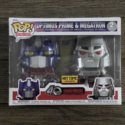 Optimus Prime & Megatron Funko Pop! Set