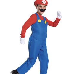 Boys Mario Costume Deluxe 