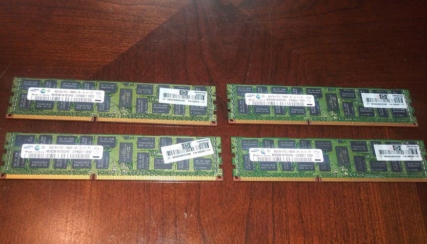 Samsung DDR3 Computer Memory [1333 Ghz] (8GB Each, $20 Each) - CHEAP!