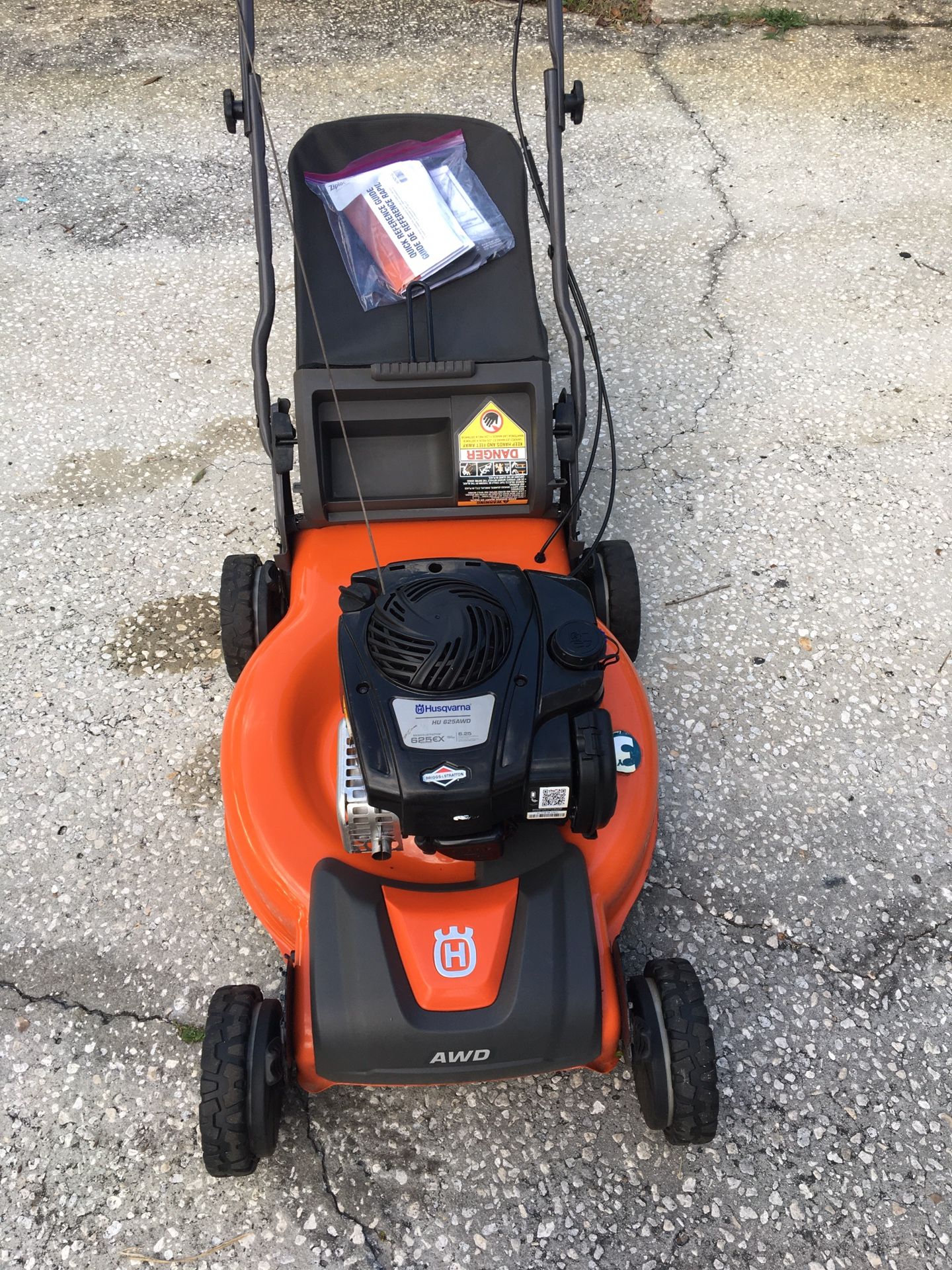 Husqvarna AWD lawn mower