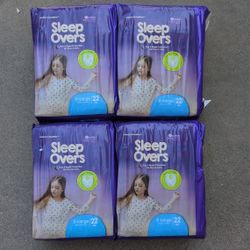 Sleepovers Sleep Overs XLarge Pull Ups Underwear 4 Packs 88 Pullups