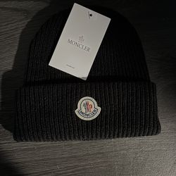 Black M*ncler Beanie