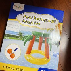 Pool Basketball Hoop Set