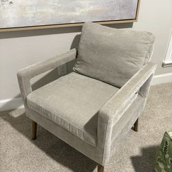 Velvet Gray Chair