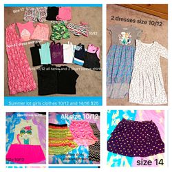 Kids girls clothes size10/12