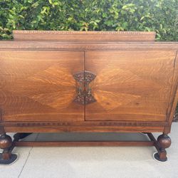 Art Deco Oak Sideboard/Credenza/Buffet
